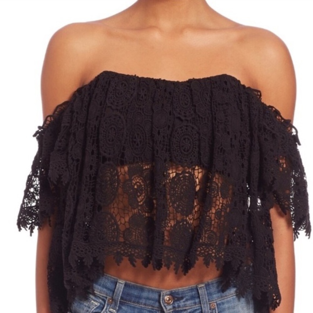 Tularosa Amelia off should crochet top NEVER WORN